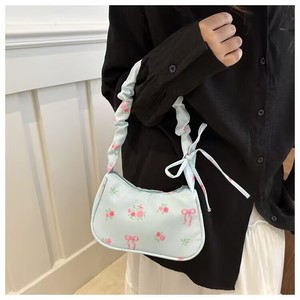 Petit sac à bandoulière en toile à motif floral pour femme, nouveau style, sac à main frais et élégant, sac à bandoulière simple et tendance - Product Image 1