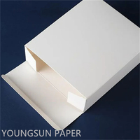 Papel de Arte C2S Brillante/Mate de 80gsm, 90gsm, 100gsm, Recubierto con PE, Impresión Offset a Doble Cara, Marcos para Fotos, Materiales Reciclados, Color Blanco