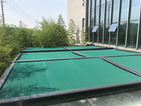 Auvent d'ombrage de véranda extérieur pare-soleil de toit en aluminium auvent rétractable motorisé auvent de véranda lucarne