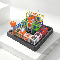 Jeu éducatif multifonctionnel 2 en 1 pour enfants : labyrinthe, circuit logique, module STEM, puzzle d'apprentissage