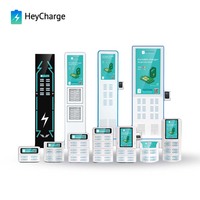Station de location de kiosque de charge de téléphone étanche partagée avec fonction de support de station d'alimentation à écran