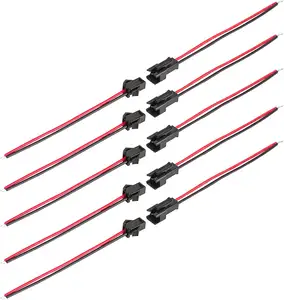 Tira de LED JST SM 3P Arnés de conexión macho hembra 1 a 2 3 4 Cable sincronizado Paso de 2,54mm 1M 2M 5M Cable de extensión 3Pin 22AWG