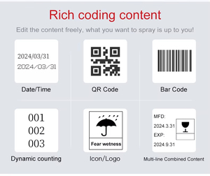 Portable Bar Label Codes <strong>Ink</strong> Batch <strong>Coder</strong> Coding Printing Machine - Product Image 5