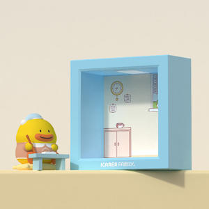 ICARERFAMILYスモールナイトライトラグジュアリースタイル漫画ミニかわいいナイトライトLEDムードランプ睡眠モーションセンサーナイトライト用 - Product Image 2