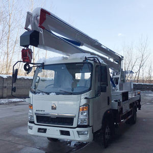 Plateforme de travail aérien télescopique montée sur camion Sinotruk HOWO de 35 mètres en Sierra Leone - Product Image 5