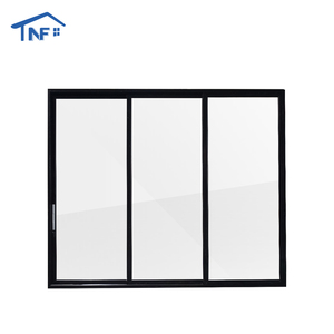 Portes coulissantes NF modernes en bois massif et aluminium avec double vitrage trempé et moustiquaire en fibre de verre, <span class=keywords><strong>isolation</strong></span> <span class=keywords><strong>phonique</strong></span> pour jardin et intérieur - Product Image 6