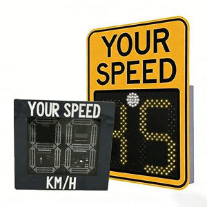 Seguridad del tráfico Solar Led Límite de velocidad Radar Señal Medición de velocidad del vehículo - Product Image 1
