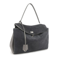 Sac fourre-tout à bandoulière pour femme, personnalisé, en gros, OEM, design vintage de luxe, en cuir suédé givré, souple, durable, grande capacité