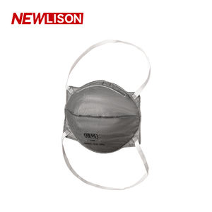 Masque en forme de coupe NEWLISON Kn95 avec valve d'expiration, bandeaux ajustables pour les opérations minières - Product Image 2