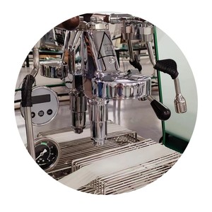 Popular profesional 3 en 1 Americano Cappuccino doble caldera Espresso <span class=keywords><strong>cafetera</strong></span> para <span class=keywords><strong>Barista</strong></span> - Product Image 5