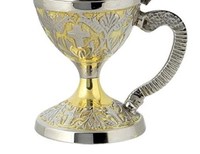 Brûleur d'encens en métal argenté et doré pour bois de santal, thé, fragrances de sapin, encens aromatique, turibulum dans un emballage en boîte