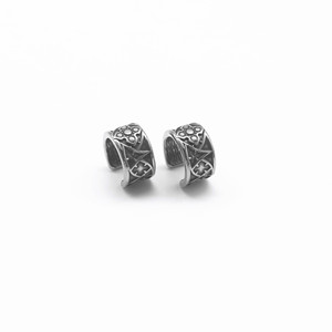 yunnique Retro Cross <b>Ear</b> <b>Clips</b> Titanium Steel Unisex Party Jewelry Open Design Geometric Pattern - Product Image 5