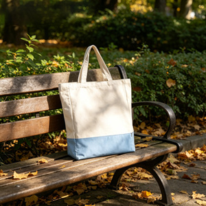 Bolsa de Compras de Algodón Personalizable de Gran Capacidad, Duradera, Ecológica y Reutilizable para Compras Diarias y Viajes Cortos - Product Image 2