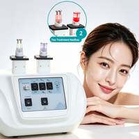 Appareil de rajeunissement pour salon de beauté : Machine de drainage lymphatique et lifting du visage sans aiguille, pour le sérum anti-âge et la stimulation des couches cutanées.