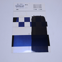 Revêtement liquide Crystal Blue Pearl 1K pour finition automobile, revêtement acrylique transparent au prix d'usine pour application par pulvérisation
