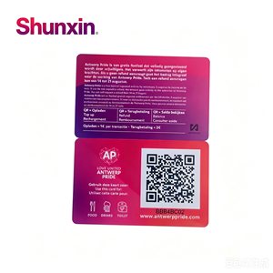 Carte prépayée RFID NFC pour événements, 13,56 MHz, impression personnalisée, code QR, carte cadeau intelligente pour festival - Product Image 3