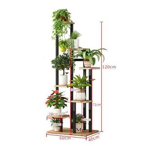 Supporto per <span class=keywords><strong>piante</strong></span> a 7 livelli di Design Vintage per uso domestico ripiano per fiori ad angolo e Rack multistrato per giardino e <span class=keywords><strong>balcone</strong></span> - Product Image 6