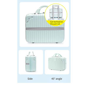 Sac de toilette miniature tendance de 14 pouces, léger, imperméable, boîte à mot de passe portable, fermeture à glissière, petite <span class=keywords><strong>valise</strong></span> - Product Image 6