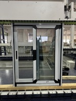 Fenêtre coulissante en aluminium noir de conception moderne de Minglei fenêtre à rupture thermique pour cadre en alliage d'aluminium de maison