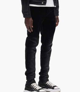 Dropshipping <b>Men's</b> Slim Straight Jeans Pants High Quality Hip Hop <b>Stretch</b> Ripped Denim Mid Waist Y2k Streetwear Trouser for <b>Men</b> - Product Image 3