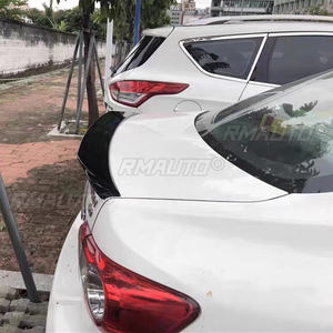 Aileron de coffre arrière pour Toyota Corolla 2007 08 09 10 11 12 13, ailerons de voiture en ABS noir carbone, accessoires de tuning extérieur - Product Image 6