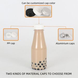 2023 thiết kế mới rõ ràng 200ml 250ml 300ml 350ml 400 ~ 500ml nước trái cây chai nước trái cây nhựa nước giải khát sữa chua chai nhựa - Product Image 4