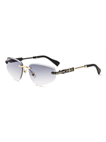 Lunettes de soleil photochromiques sans monture en métal pour unisexe - Lunettes de soleil tendance confortables avec protection UV