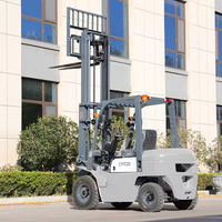 En Uygun Fiyatlı Powston Üç Kademeli Mastlı Arazi Forklifti Dengeli Yük Taşıyıcılı Dizel İçten Yanmalı Forklift