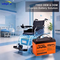 Batterie de remplacement pour fauteuil roulant Grade A LFP Cell 12V150AH Lifepo4 Longue durée de vie pour véhicule de mobilité CE UL
