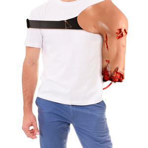 Simulador de brazo para entrenamiento con torniquete y kit de heridas, modelo de entrenamiento para control de hemorragias y hemostasia en brazo fracturado, herida simulada - Product Image 3