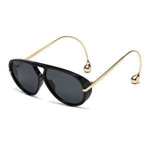 2025 alta calidad nuevo estilo gafas de sol de Metal moda diseño fresco protección UV400 gafas de sol para mujeres damas - Product Image 1