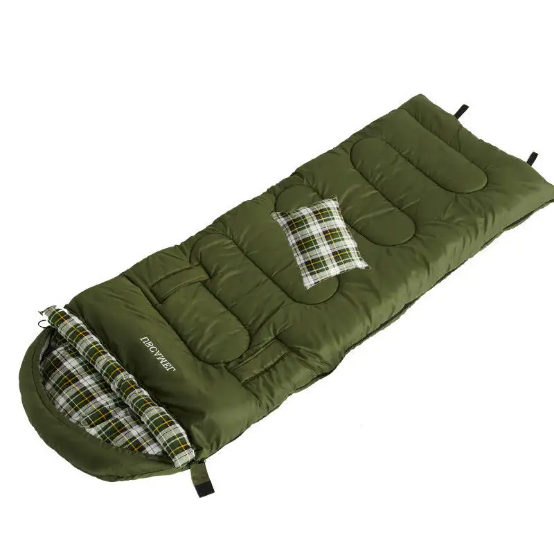 Cobertor de dormir para acampamento, viagem, caminhada, em formato de envelope, sacola casual impermeável, aquecimento, sacola de dormir única ao ar livre