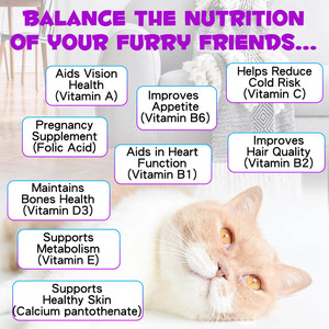 Suplemento Líquido Multivitamínico 15 en 1 OEM/ODM <span class=keywords><strong>para</strong></span> <span class=keywords><strong>Perros</strong></span> y Gatos, Apoya la Salud Urinaria, el Sistema Inmunológico, la Piel, el Pelaje y el Cuidado del Corazón, 150g - Product Image 4