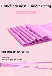 Venta al por mayor Mujeres y hombres Fitness Bands Set Long 2 M <span class=keywords><strong>Banda</strong></span> de resistencia Ejercicio Bandas elásticas para <span class=keywords><strong>fisioterapia</strong></span> - Product Image 2