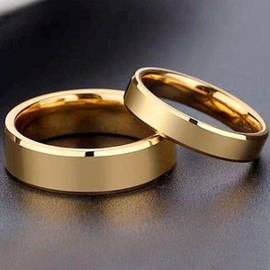 Cincin Kawin Berkualitas Tinggi untuk Wanita Pria Grosir Cincin Baja Tahan Karat Klasik Perhiasan Cincin Tunangan Pernikahan Pasangan - Product Image 5