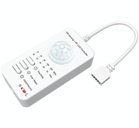 Contrôleur LED 3-en-1 Skydance E3-R 5-24VDC avec détecteur de mouvement PIR, variateur et télécommande RF pour bande LED CCT RGB
