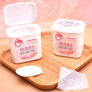 Toallitas Húmedas Desmaquillantes Malian, Toalla Desmaquillante, 100 Piezas/caja, Almohadillas de Algodón, Limpiador de Pestañas - Product Image 1