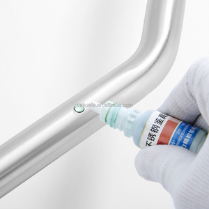 Barres d'appui de sécurité murales en acier inoxydable SUS304 en forme de V <span class=keywords><strong>pour</strong></span> hôpitaux, salles de bain, cuisines, écoles et personnes à mobilité réduite - Product Image 5