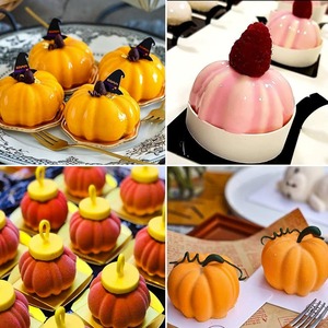 Moule en silicone pour la récolte <span class=keywords><strong>d</strong></span>'<span class=keywords><strong>automne</strong></span>, en forme de citrouille et de <span class=keywords><strong>feuille</strong></span> <span class=keywords><strong>d</strong></span>'érable, pour chocolat, fondant, gâteaux, outils de pâtisserie pour Thanksgiving et Halloween - Product Image 6