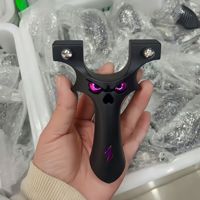 Slingshot en résine avec accessoires en bande de caoutchouc pour la pratique du tir en plein air et les sports de chasse