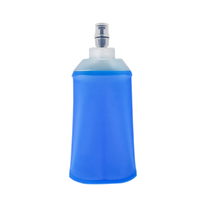 Bouteille d'eau souple sans BPA, anti-fuite, pliable, en TPU, pour la course à pied, la randonnée, le camping