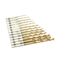 13 pièces de forets hélicoïdaux en acier à haute teneur en carbone M35, finition oxyde noir, 1,5-6,5 mm, manche hexagonal, perceuse électrique, perceuse pneumatique