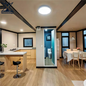 Expandable Container <b>House</b> Modular Villa Apartment Hotel Home Office Waterproof Steel Sandwich Panel 20ft Prefab Postmodern - Product Image 4