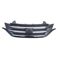 Kits de carrosserie automobile 71121-T0T-H01 71121-t0t-h01 Grille de pare-chocs avant en plastique, grille intermédiaire chromée pour Honda CRV 2012-2014 RM1 RM2 RM3 RM4