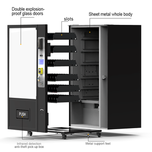Intelligent Touch Screen <strong>Snack</strong> &amp; Beverage <strong>Vending</strong> <strong>Machine</strong> Supports Card Reader &amp; Cashless Payment With SDK Function - Product Image 2