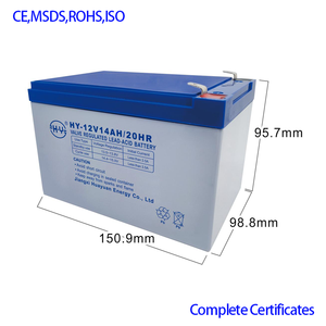 중국 배터리 제조업체 12V14AH 스쿠터 배터리 용 딥 사이클 납산 배터리 - Product Image 2