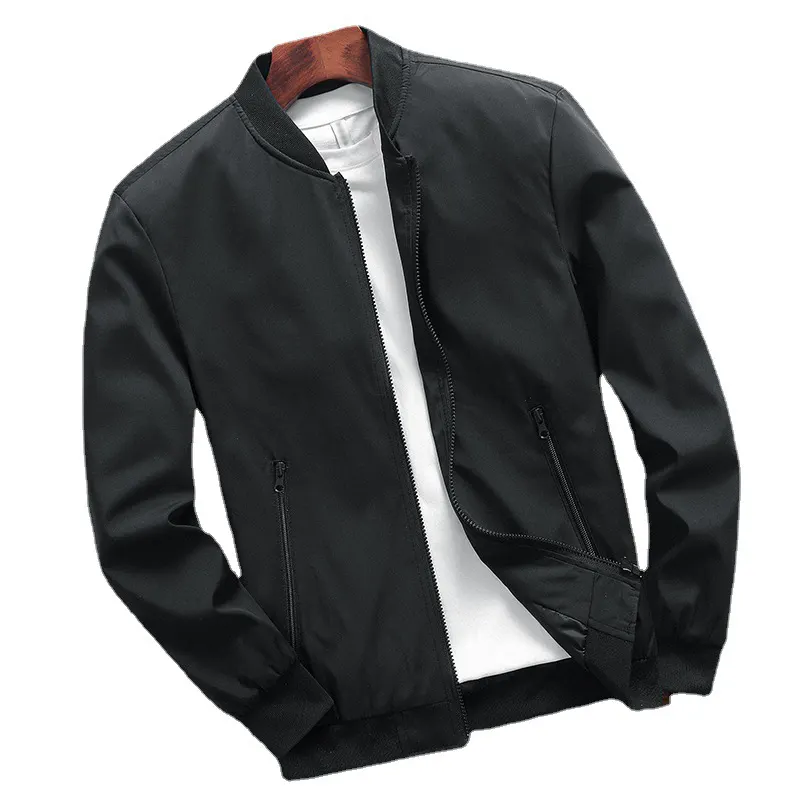 Materiali Premium giacca da uomo con logo personalizzato giacca da esterno di tendenza giacca da uomo leggera a buon mercato