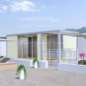 Casas prefabricadas de nuevo diseño moderno Paquete plano Panel sándwich Pared Un dormitorio Cocina Sala de estar Casa contenedor - Product Image 5