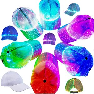 Gorra de Fibra Óptica Luminosa con LED de 7 Colores, Gorra de Béisbol Brillante con Carga USB, Gorra LED Luminosa para Eventos y Fiestas - Product Image 2