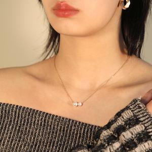 Collier ras du cou en perles d'eau douce plaqué or 18 carats en acier inoxydable, style vintage baroque, personnalisé et tendance - Product Image 1